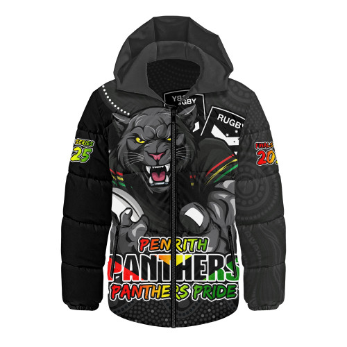 Penrith Panthers Hooded Padded Jacket Battle For Glory Rugby Finals Edition Penrith Panthers Hooded Padded Jacket Battle For Glory Rugby Finals Edition