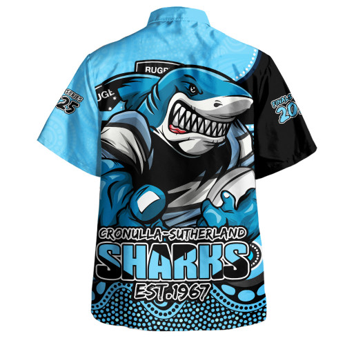 Cronulla-Sutherland Sharks Hawaiian Shirt Battle For Glory Rugby Finals Edition
