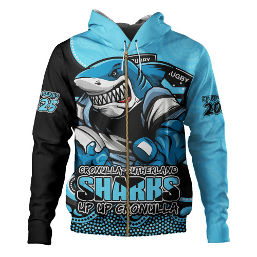 Cronulla-Sutherland Sharks Hoodie Battle For Glory Rugby Finals Edition