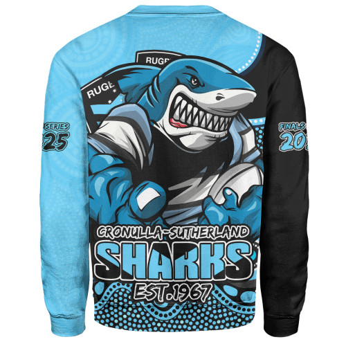 Cronulla-Sutherland Sharks Sweatshirt Battle For Glory Rugby Finals Edition Cronulla-Sutherland Sharks Sweatshirt Battle For Glory Rugby Finals Edition