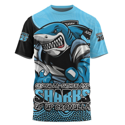 Cronulla-Sutherland Sharks T-Shirt Battle For Glory Rugby Finals Edition
