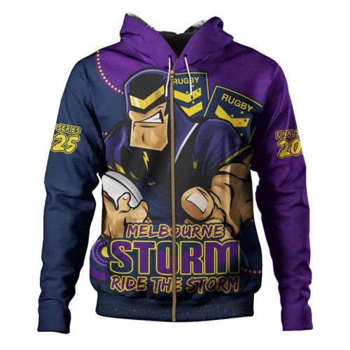 Melbourne Storm Hoodie Battle For Glory Rugby Finals Edition Melbourne Storm Hoodie Battle For Glory Rugby Finals Edition