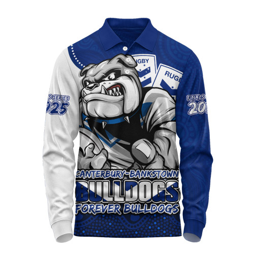 Melbourne Storm Long Sleeve Polo Shirt Battle For Glory Rugby Finals Edition