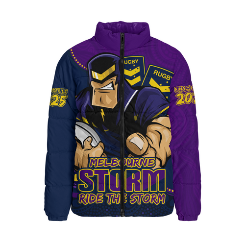 Melbourne Storm Padded Jacket Battle For Glory Rugby Finals Edition