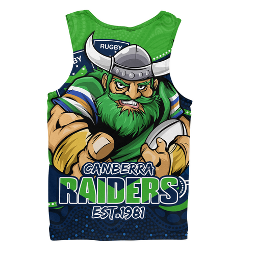 Canberra Raiders Men Singlet Battle For Glory Rugby Finals Edition