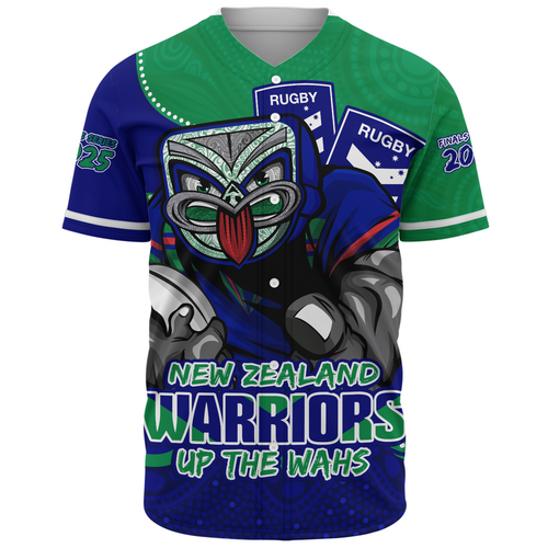 New Zealand Warriors Baseball Shirt Battle For Glory Rugby Finals Edition