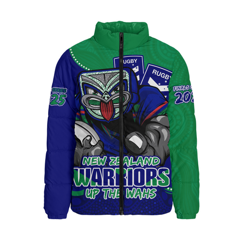 New Zealand Warriors Padded Jacket Battle For Glory Rugby Finals Edition