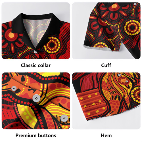 Indigenous Australian Aboriginal Hawaiian Shirt Echoes Of The Dreaming Indigenous Australian Aboriginal Hawaiian Shirt Echoes Of The Dreaming