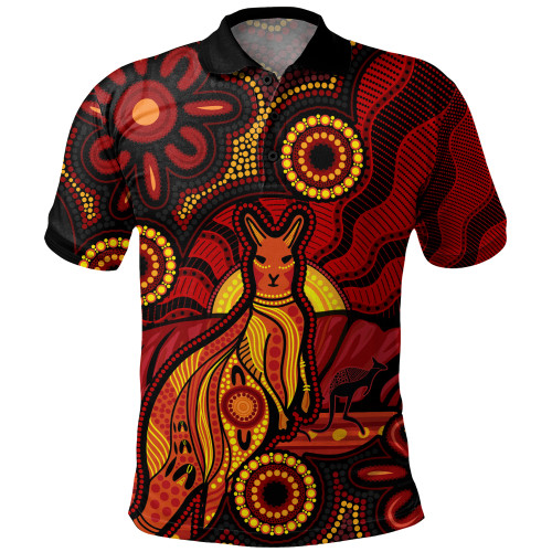 Indigenous Australian Aboriginal Polo Shirt Echoes Of The Dreaming Indigenous Australian Aboriginal Polo Shirt Echoes Of The Dreaming