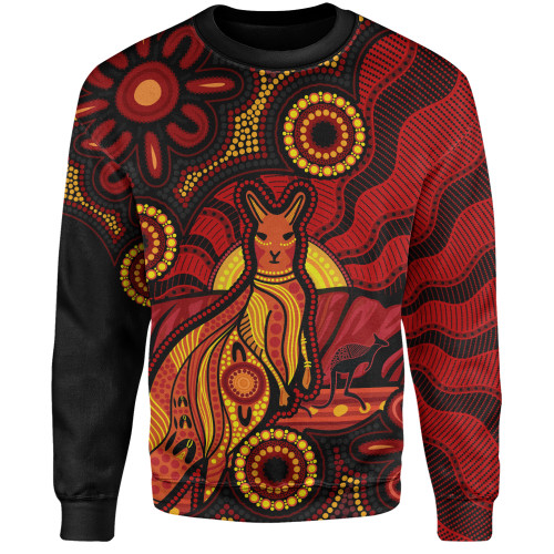 Indigenous Australian Aboriginal Sweatshirt Echoes Of The Dreaming