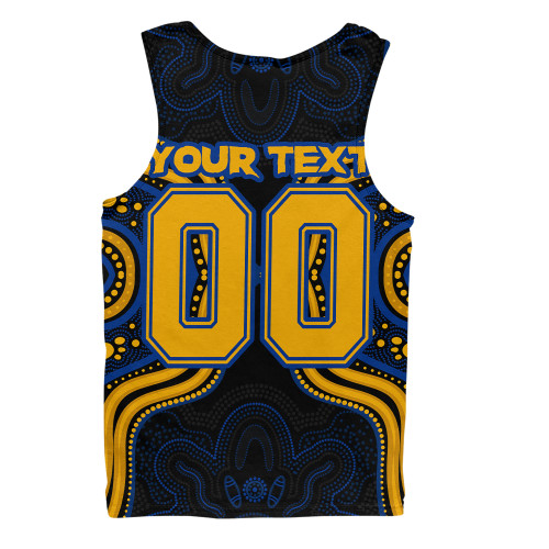 Indigenous Australian Aboriginal Men Singlet Echoes Of The Dreaming