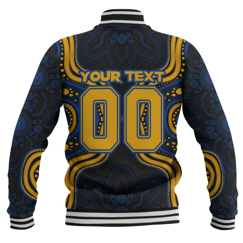 Indigenous Australian Aboriginal Baseball Jacket Echoes Of The Dreaming