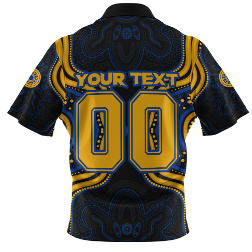 Indigenous Australian Aboriginal Zip Polo Shirt Echoes Of The Dreaming Indigenous Australian Aboriginal Zip Polo Shirt Echoes Of The Dreaming