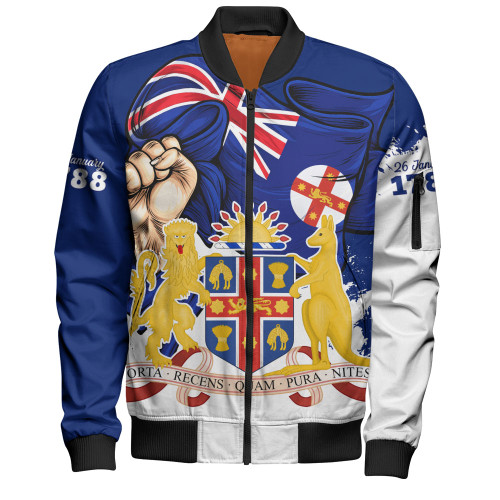 New South Wales Bomber Jacket Power Pride And Heritage Crest