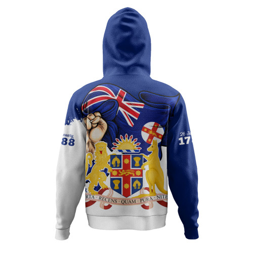 New South Wales Hoodie Power Pride And Heritage Crest