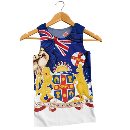 New South Wales Men Singlet Power Pride And Heritage Crest