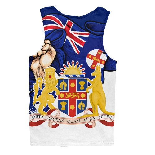 New South Wales Men Singlet Power Pride And Heritage Crest