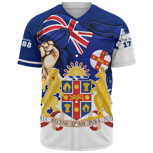New South Wales Baseball Shirt Power Pride And Heritage Crest