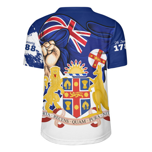 New South Wales Rugby Jersey Power Pride And Heritage Crest