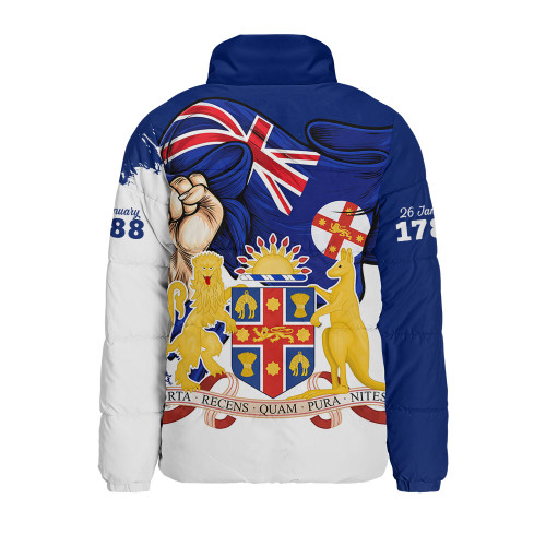 New South Wales Padded Jacket Power Pride And Heritage Crest New South Wales Padded Jacket Power Pride And Heritage Crest