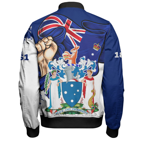 Victoria Bomber Jacket Power Pride And Heritage Crest