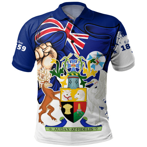 Queensland Polo Shirt Power Pride And Heritage Crest