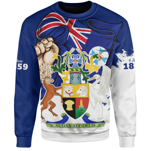 Queensland Sweatshirt Power Pride And Heritage Crest