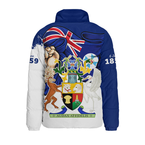 Queensland Padded Jacket Power Pride And Heritage Crest