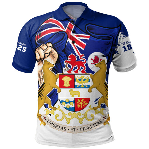Tasmania Polo Shirt Power Pride And Heritage Crest