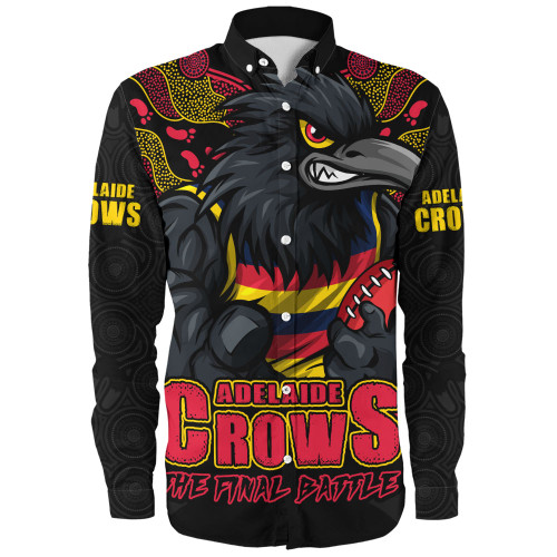 Adelaide Crows Long Sleeve Shirt Final Clash Battle Edition