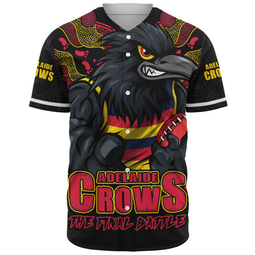 Adelaide Crows Baseball Shirt Final Clash Battle Edition
