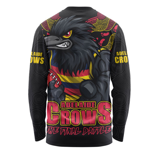 Adelaide Crows Long Sleeve T-shirt Final Clash Battle Edition