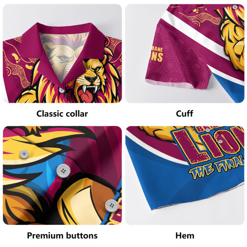 Brisbane Lions Hawaiian Shirt Final Clash Battle Edition Brisbane Lions Hawaiian Shirt Final Clash Battle Edition