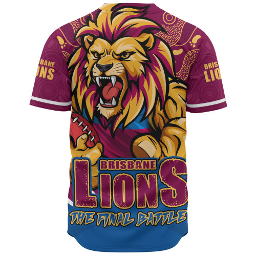 Brisbane Lions Baseball Shirt Final Clash Battle Edition