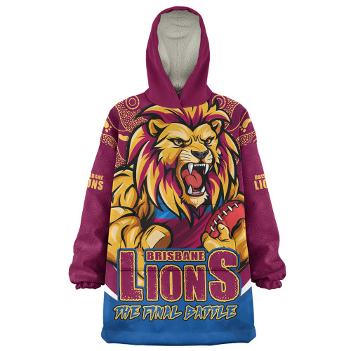 Brisbane Lions Snug Hoodie Final Clash Battle Edition Brisbane Lions Snug Hoodie Final Clash Battle Edition