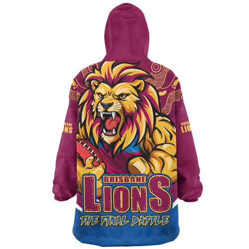 Brisbane Lions Snug Hoodie Final Clash Battle Edition Brisbane Lions Snug Hoodie Final Clash Battle Edition