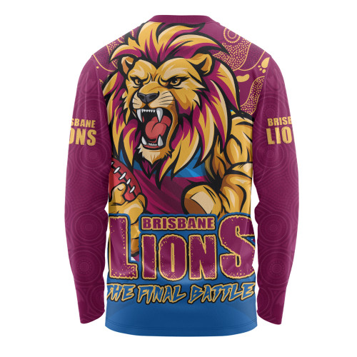 Brisbane Lions Long Sleeve T-shirt Final Clash Battle Edition