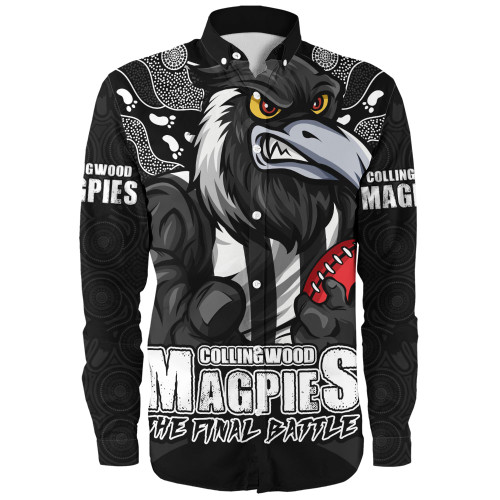 Collingwood Long Sleeve Shirt Final Clash Battle Edition