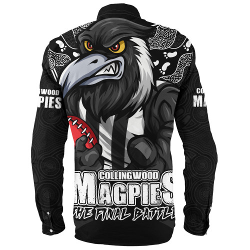 Collingwood Long Sleeve Shirt Final Clash Battle Edition