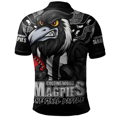 Collingwood Polo Shirt Final Clash Battle Edition Collingwood Polo Shirt Final Clash Battle Edition