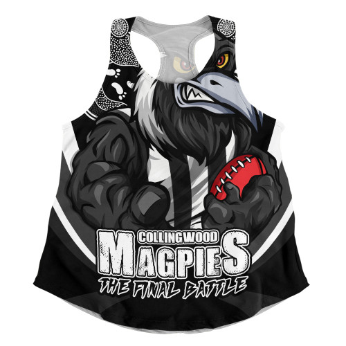 Collingwood Women Racerback Singlet Final Clash Battle Edition