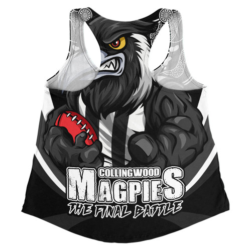 Collingwood Women Racerback Singlet Final Clash Battle Edition