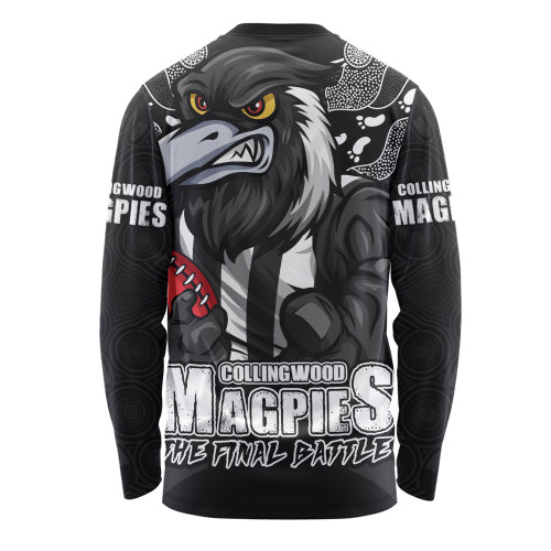 Collingwood Long Sleeve T-shirt Final Clash Battle Edition