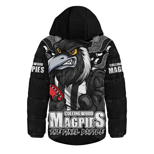 Collingwood Hooded Padded Jacket Final Clash Battle Edition