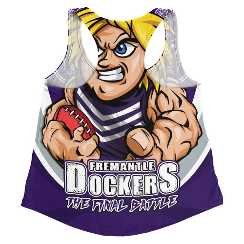 Fremantle Women Racerback Singlet Final Clash Battle Edition