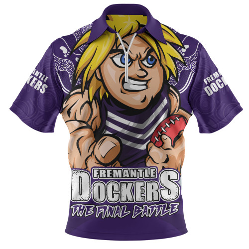 Fremantle Zip Polo Shirt Final Clash Battle Edition