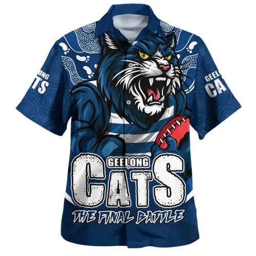 Geelong Cats Hawaiian Shirt Final Clash Battle Edition Geelong Cats Hawaiian Shirt Final Clash Battle Edition