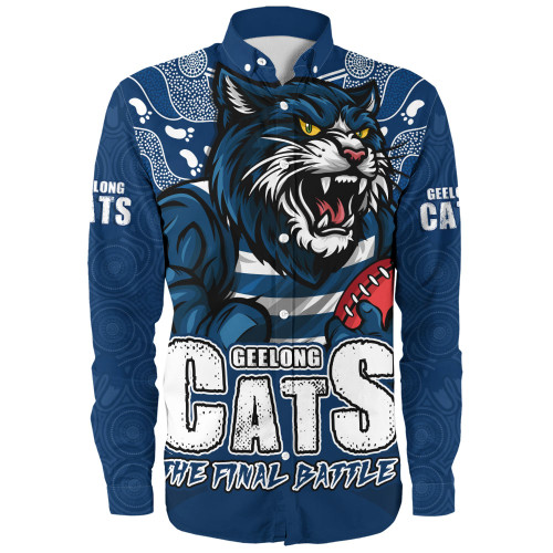 Geelong Cats Long Sleeve Shirt Final Clash Battle Edition