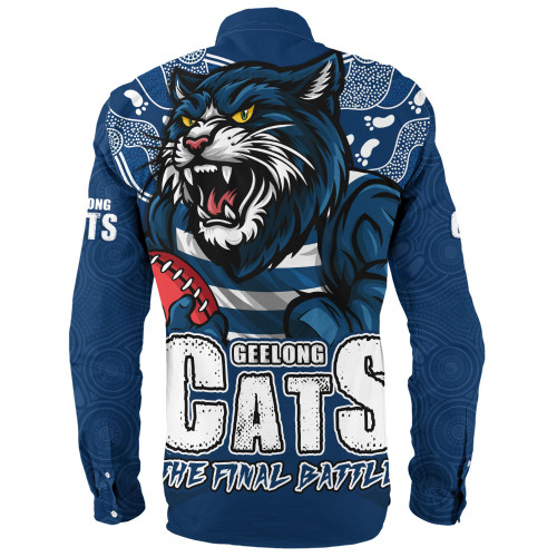 Geelong Cats Long Sleeve Shirt Final Clash Battle Edition