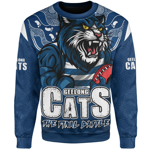 Geelong Cats Sweatshirt Final Clash Battle Edition